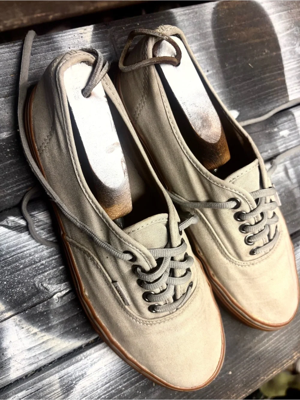 Tan & brown Vans sneakers #skateboarding #classic M9.5